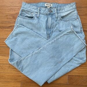 Madewell Light Blue Straight Leg Jeans